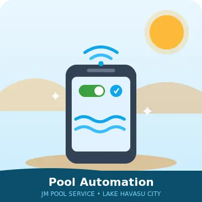 Pool automation installation in Lake Havasu City by JM Pool Service